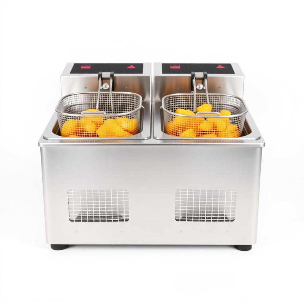 GoldenBite Twin-Basket Deep Fryer