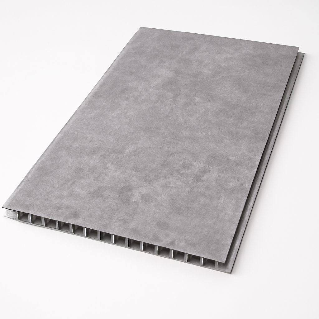PVC Wall Cladding Panels - Textured Grey Finish