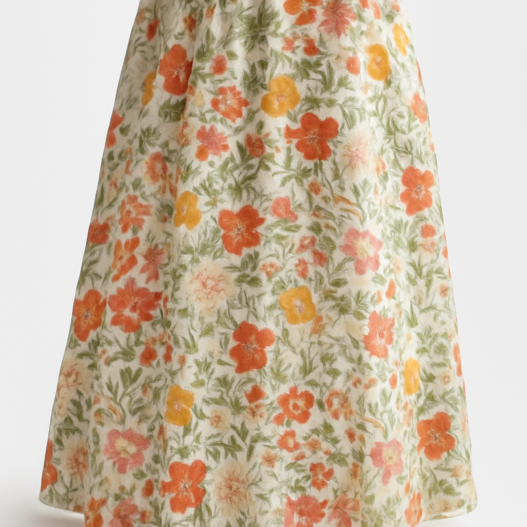 Floral Printed Maxi Skirt alternate view
