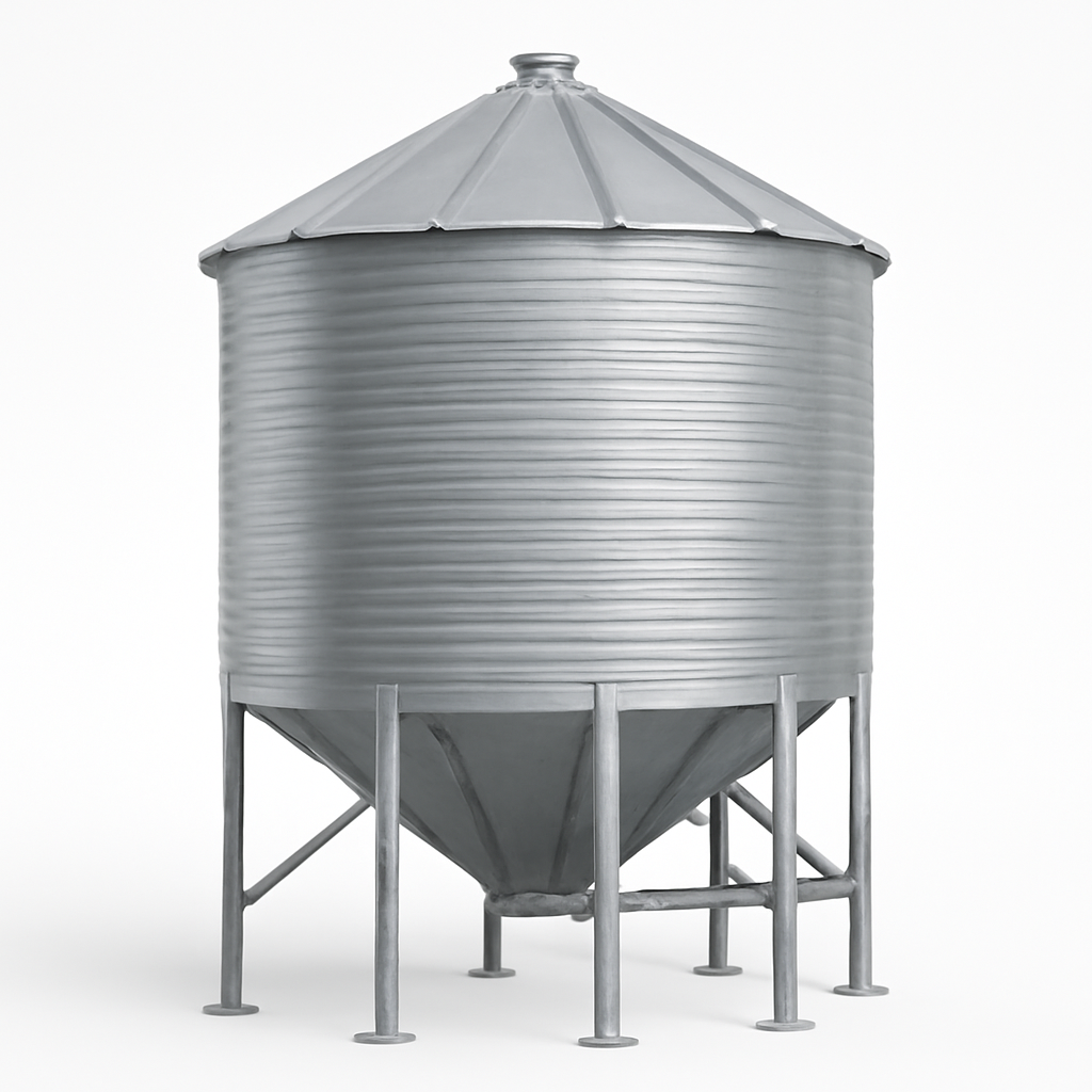 Heavy-Duty Steel Grain Bin