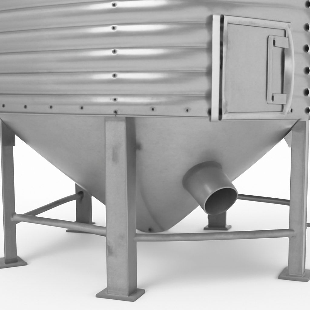 Steel Grain Bin alternate view