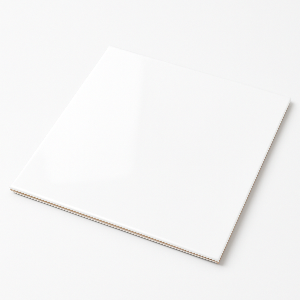 Glossy White Ceramic Floor Tile
