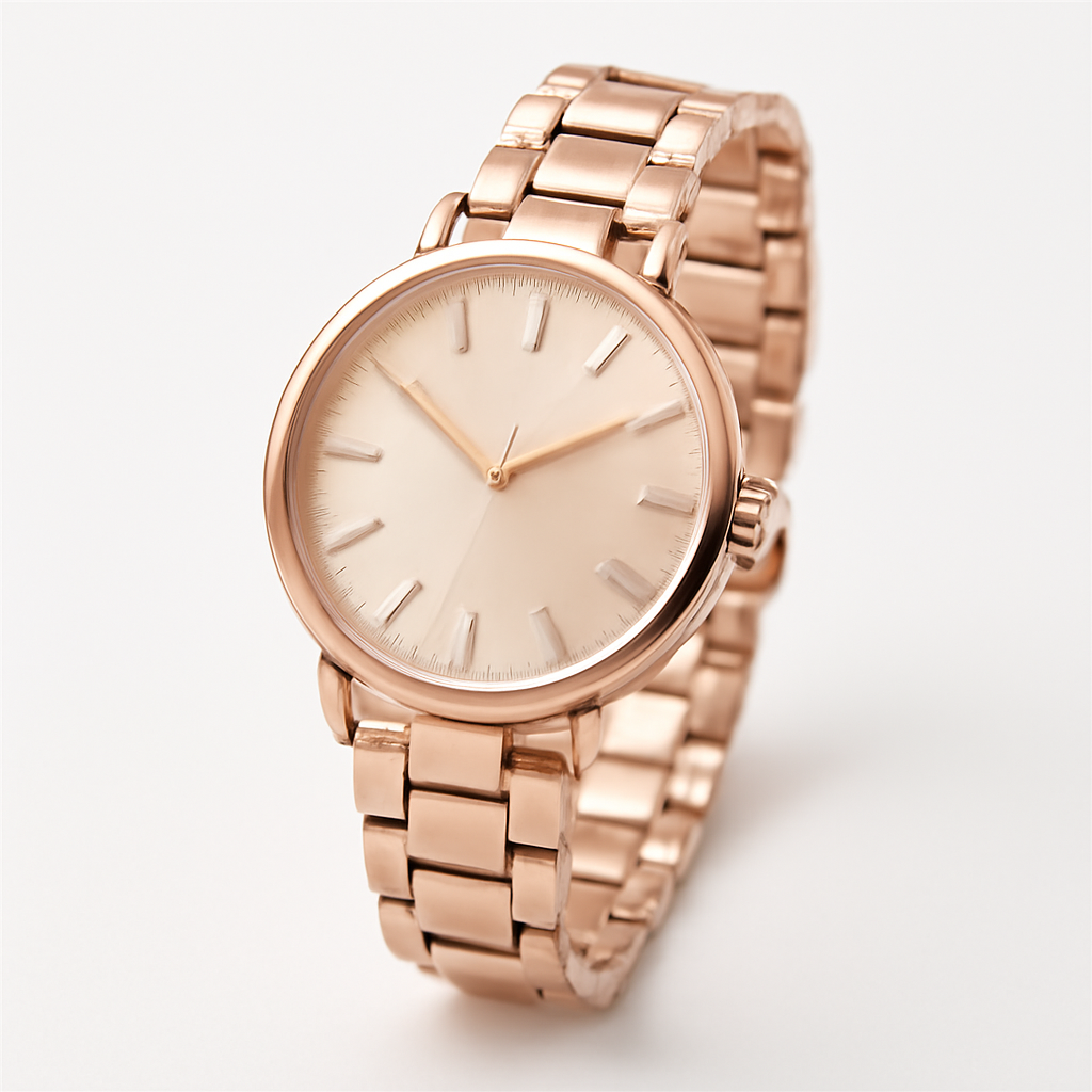 Elegant Rose Gold Ladies Watch