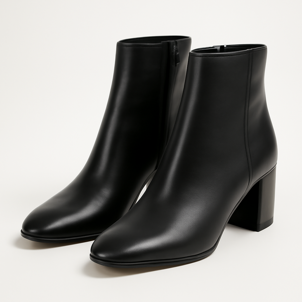Premium Leather Ankle Boots