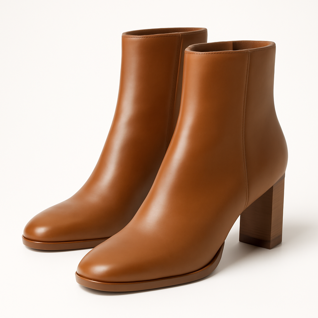 Premium Leather Ankle Boots