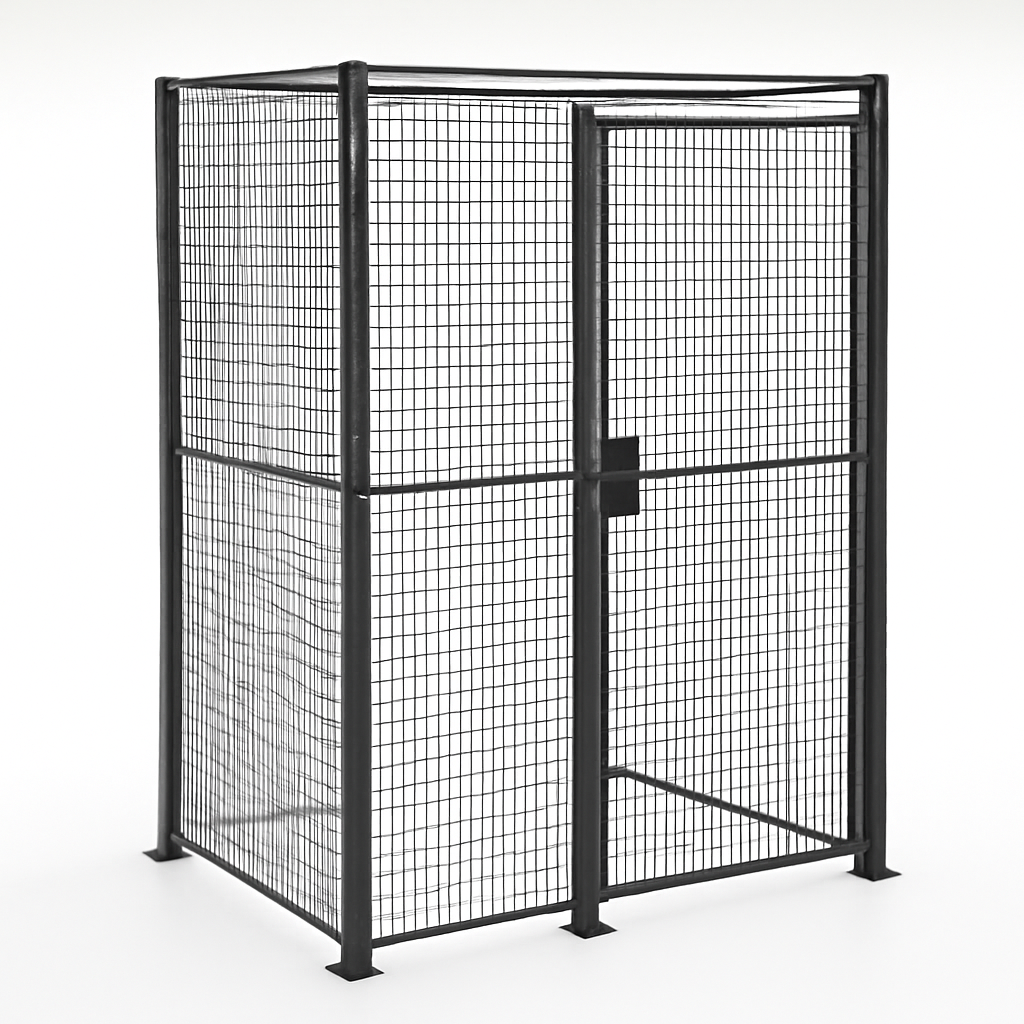 Heavy-Duty Wire Partition Enclosure