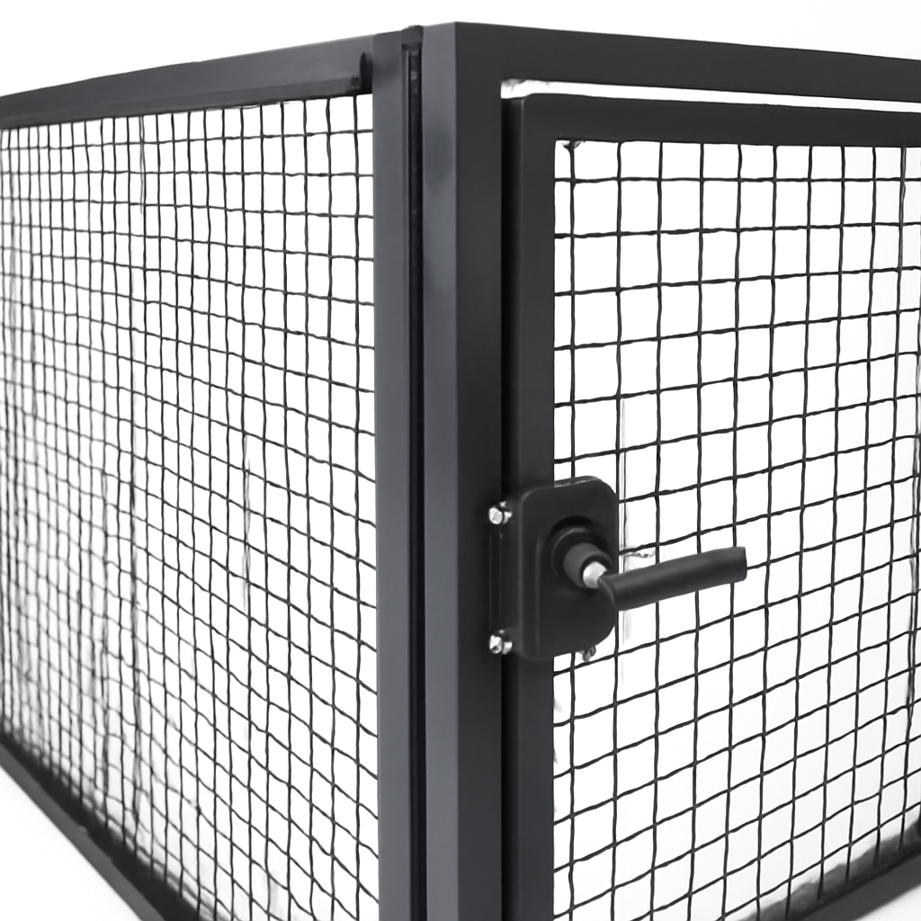 Heavy-Duty Wire Partition Enclosure alternate view