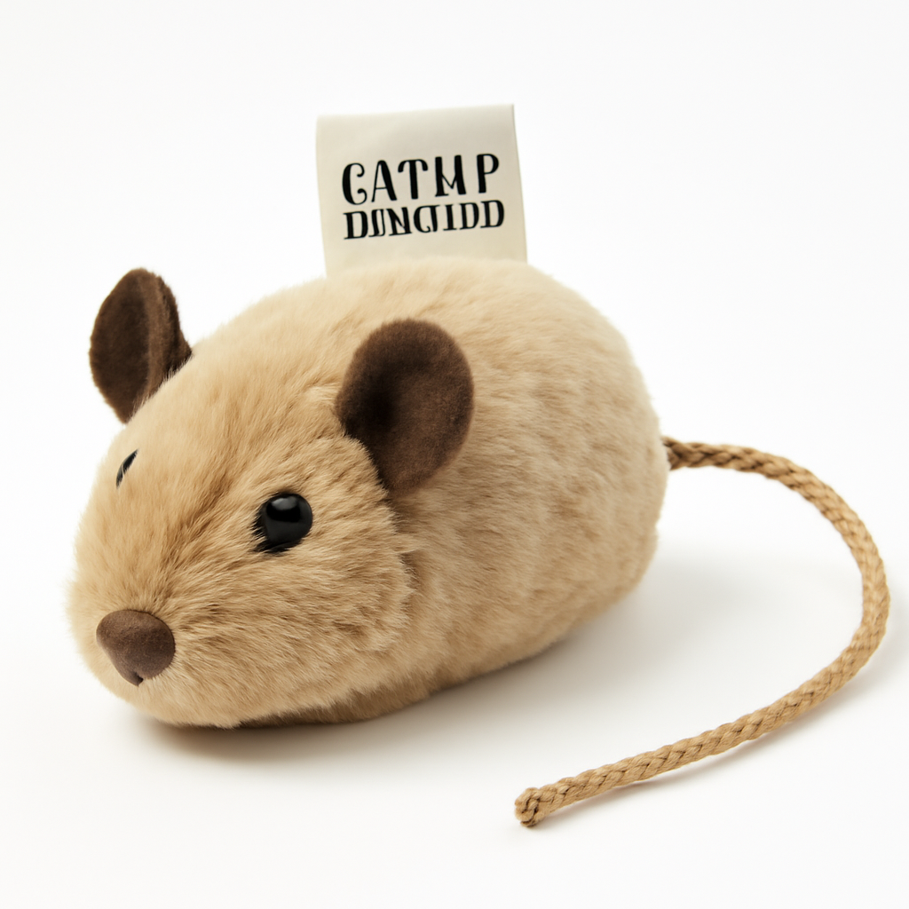 Catnip Infused Plush Mouse Toy