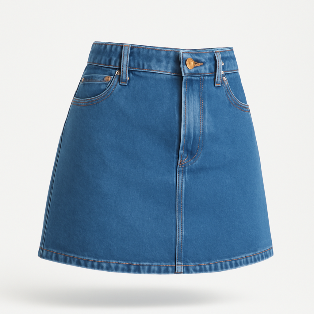 Denim Mini Skirt
