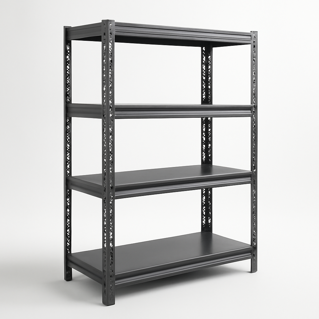 Heavy-Duty Metal Industrial Shelving Unit