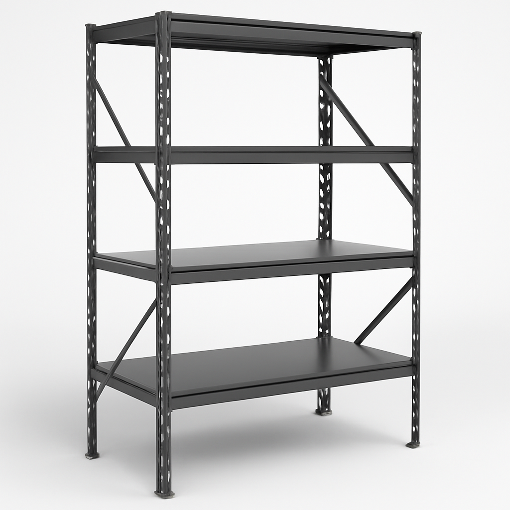 Heavy-Duty Steel Industrial Shelving Unit