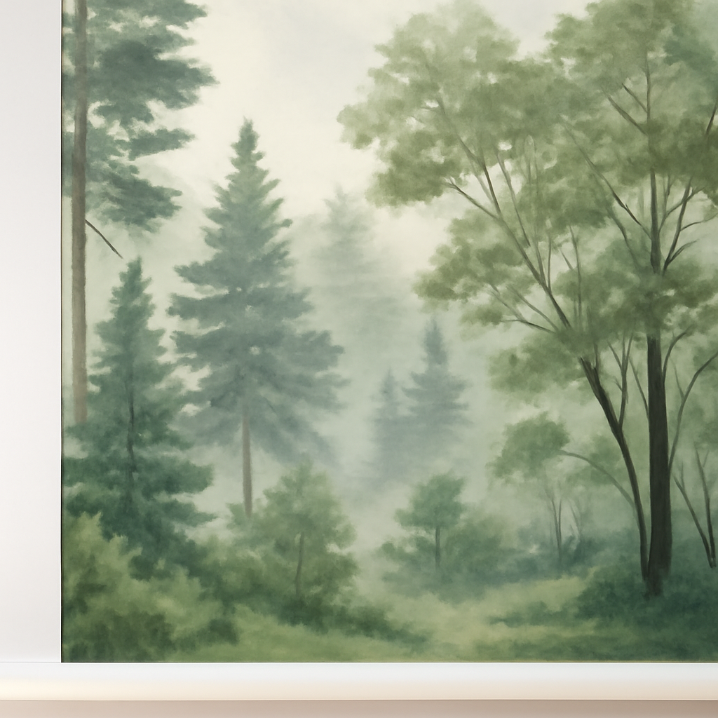 Forest Landscape Wall Mural alternate view