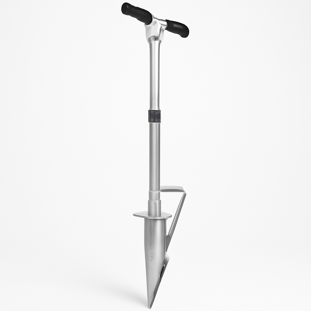 Manual Vegetable Transplanter with Adjustable Handle