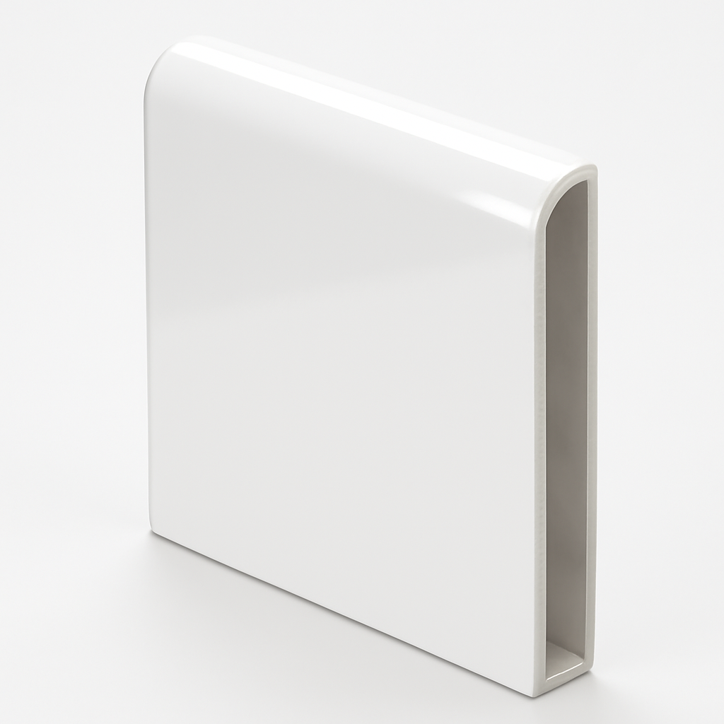 PVC Wall Protection Panel - Glossy White Finish alternate view
