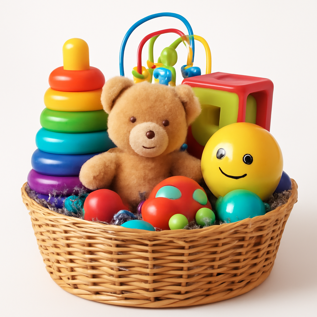 Delightful Toy Gift Basket for Toddlers