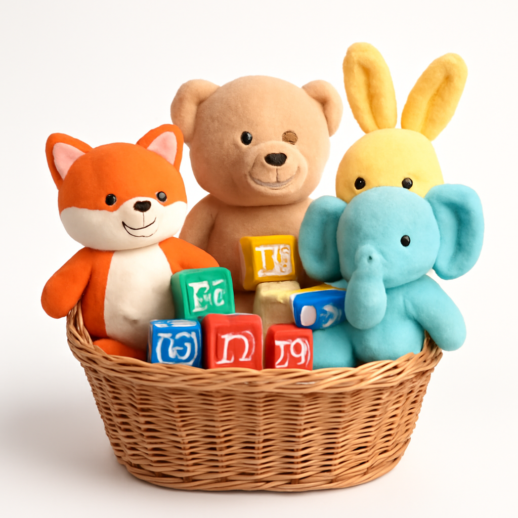 Delightful Toy Gift Basket for Toddlers