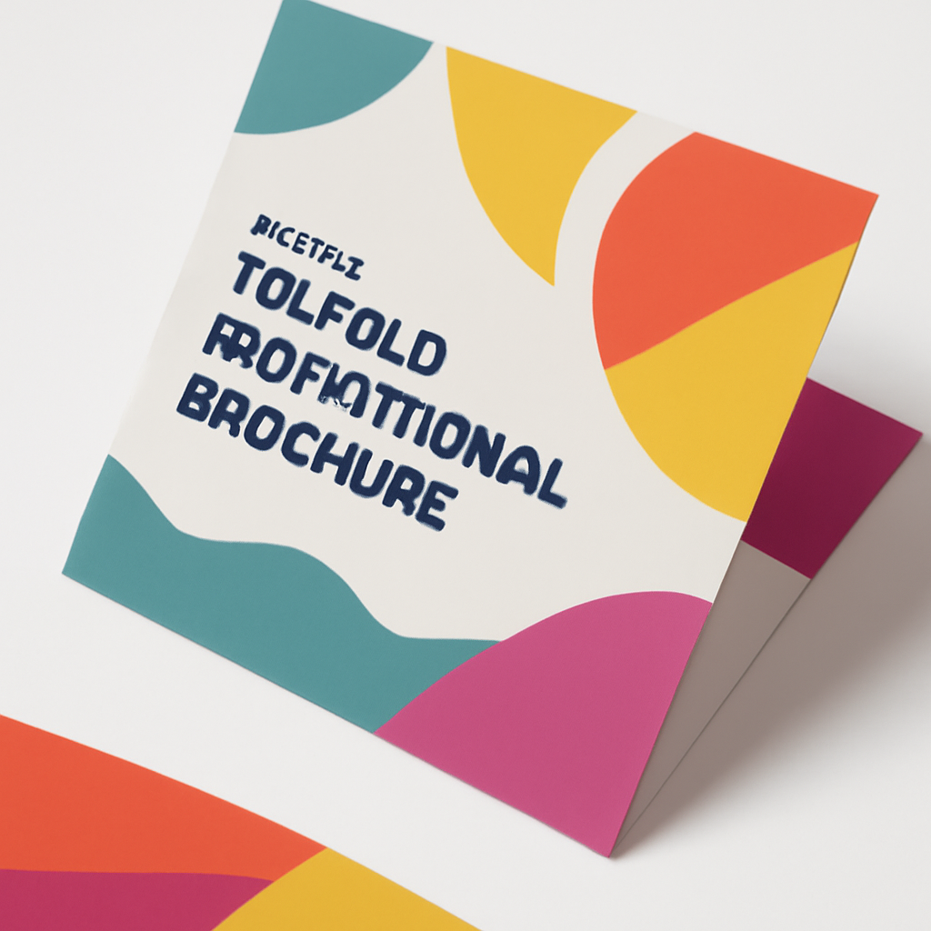 Tri-Fold Promotional Brochure alternate view