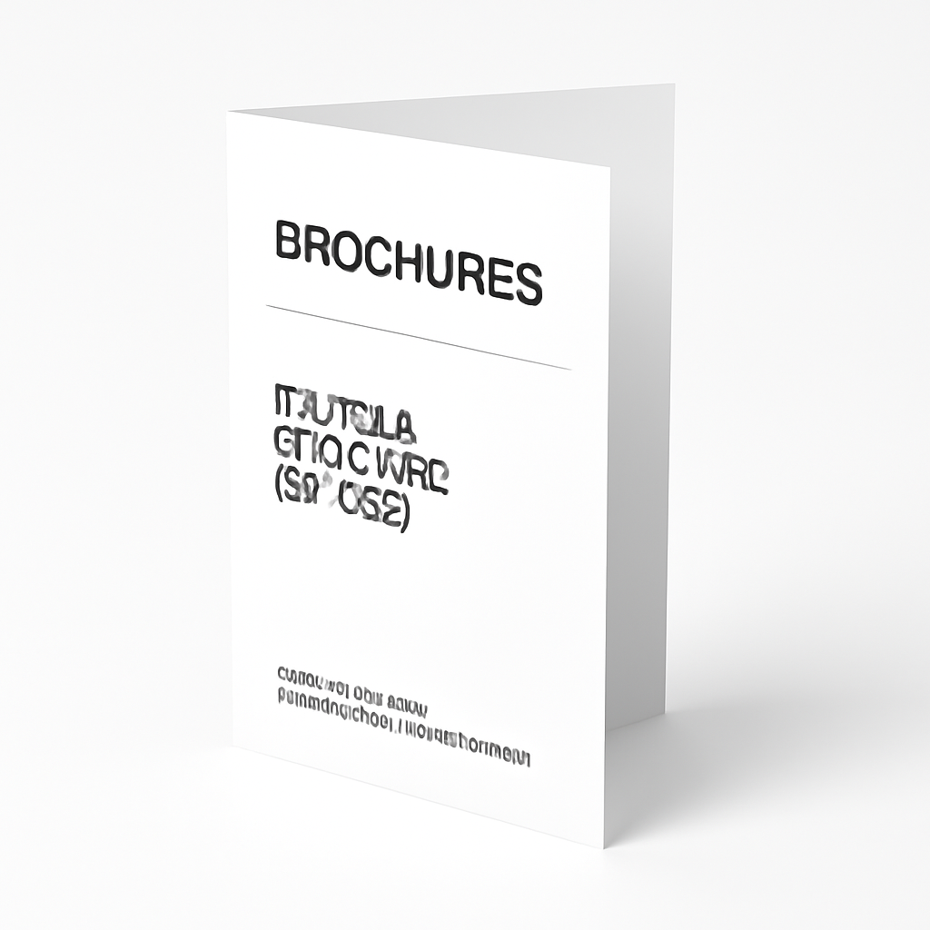 Tri-Fold Brochure (A4 Size)