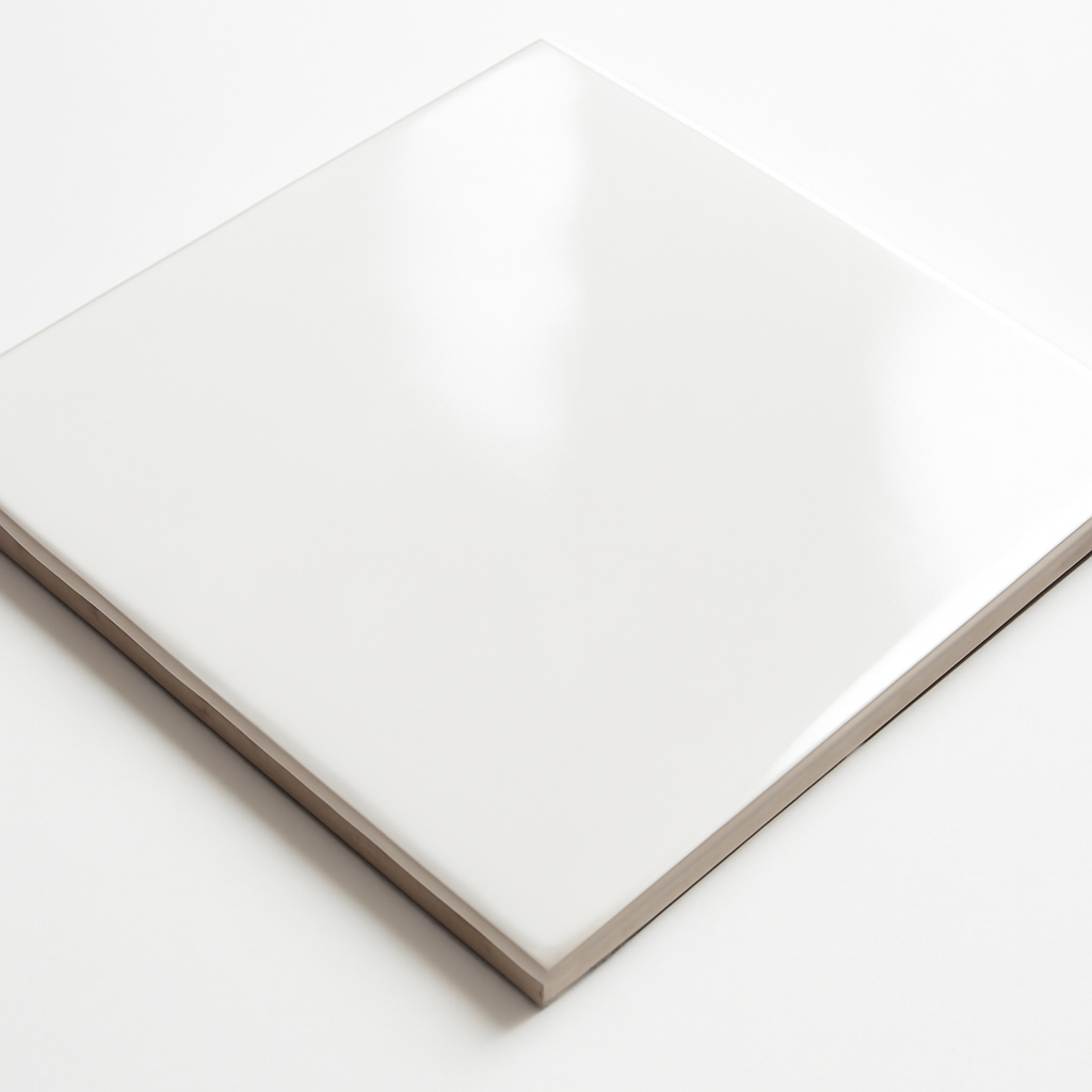 Glossy White Porcelain Floor Tile alternate view