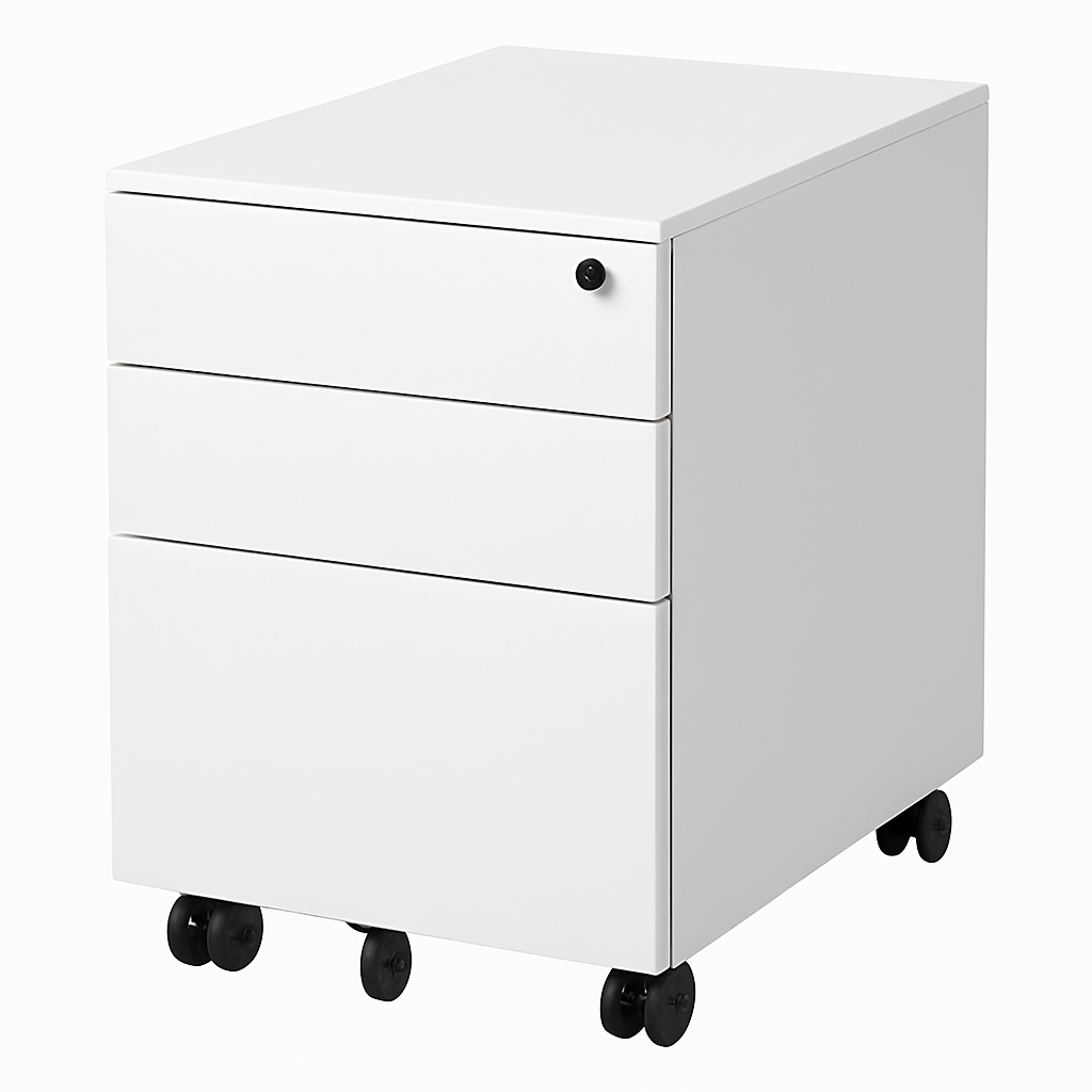 Steel Mobile Pedestal with 3 Drawers