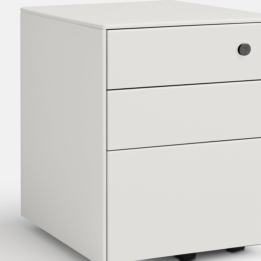 Steel Mobile Pedestal with 3 Drawers alternate view