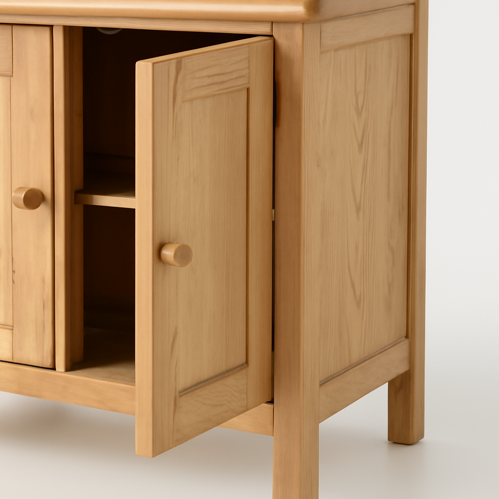 Wooden Storage Cabinet alternate view