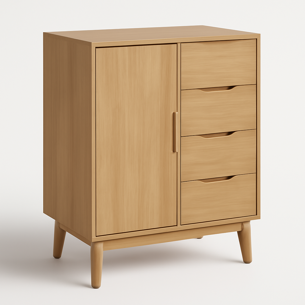 Modern Wooden Storage Cabinet
