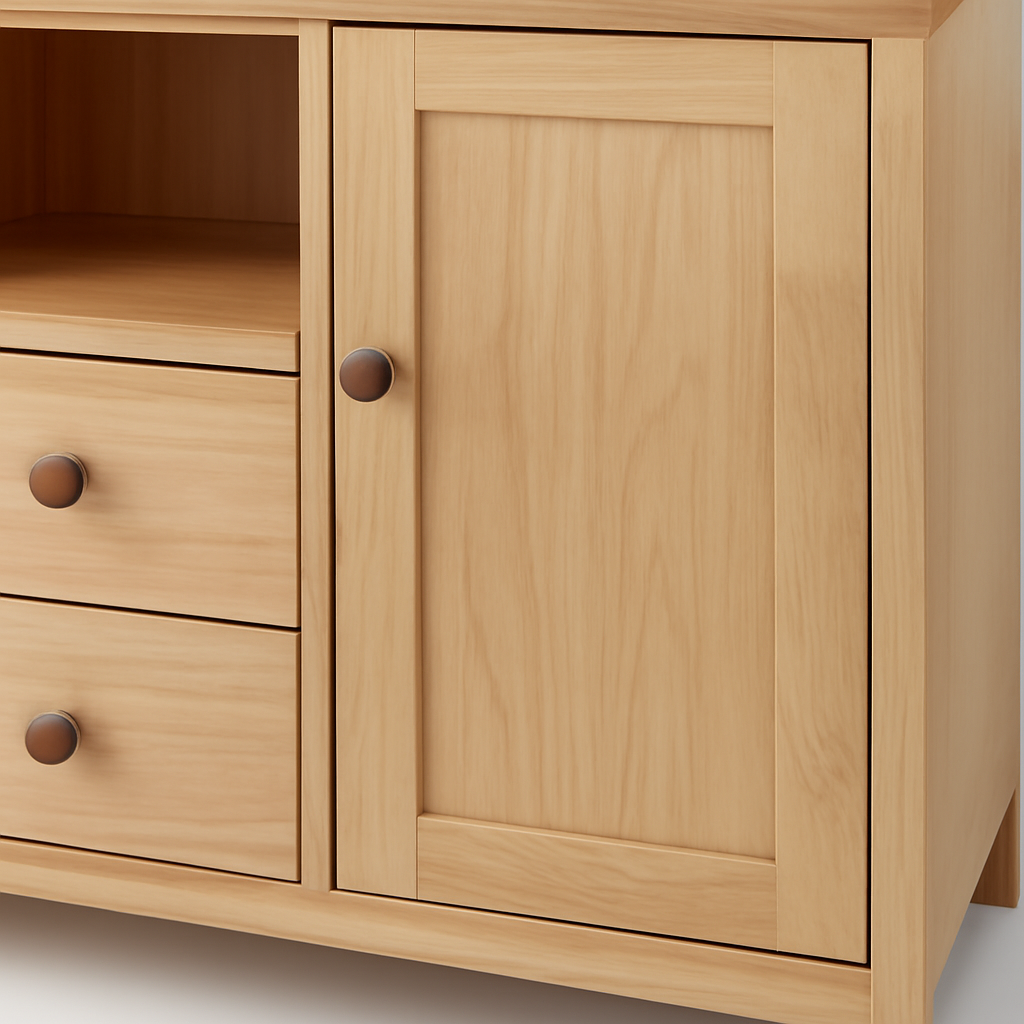 Wooden Storage Cabinet alternate view