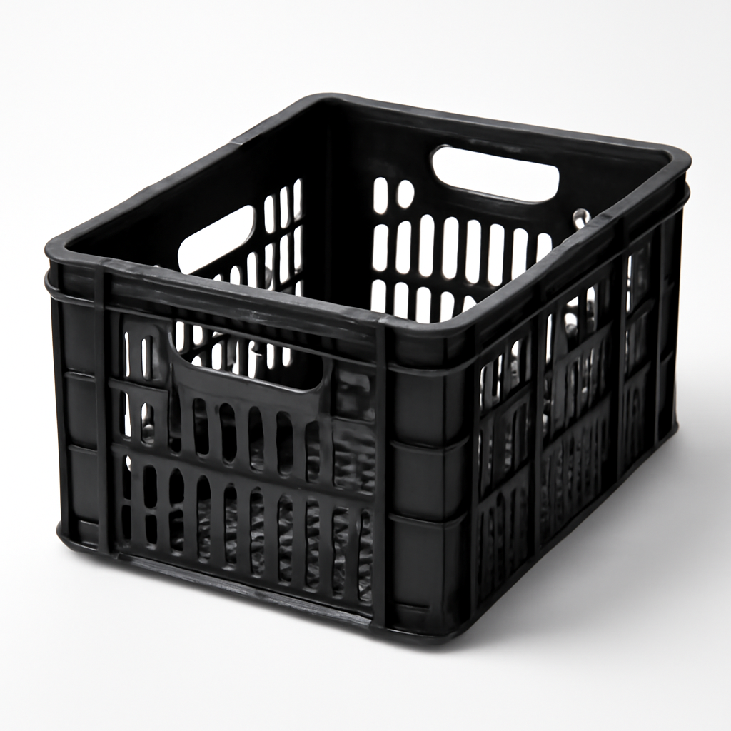 Durable Plastic Produce Storage Crate alternate view