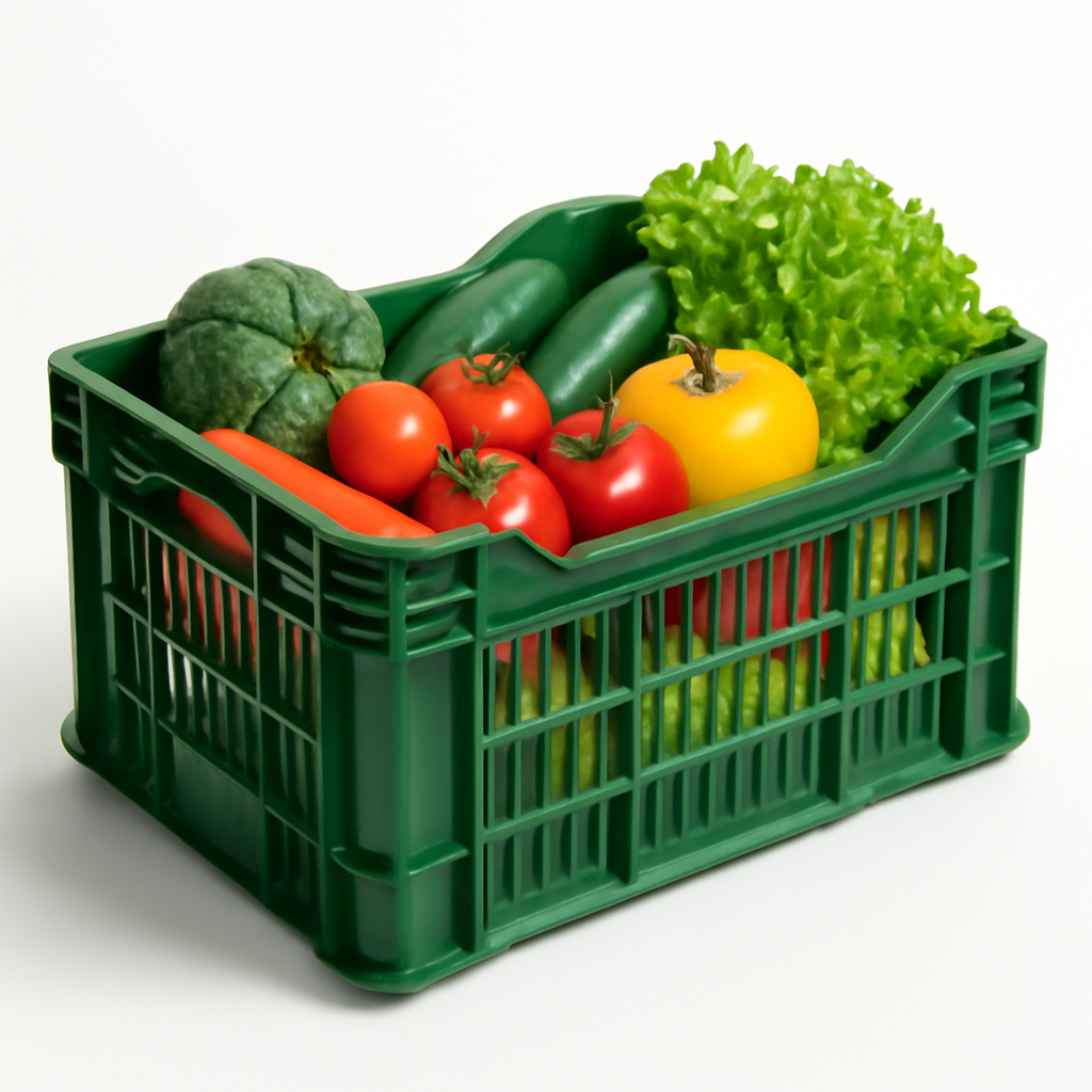 Plastic Produce Storage Crate