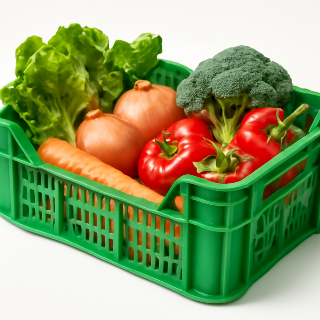 Plastic Produce Storage Crate alternate view