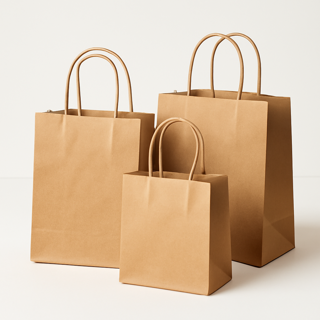 Premium Kraft Paper Gift Bags