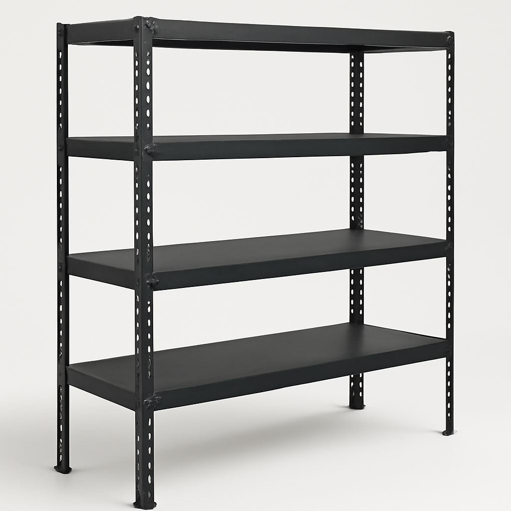 Heavy-Duty Metal Shelving Unit