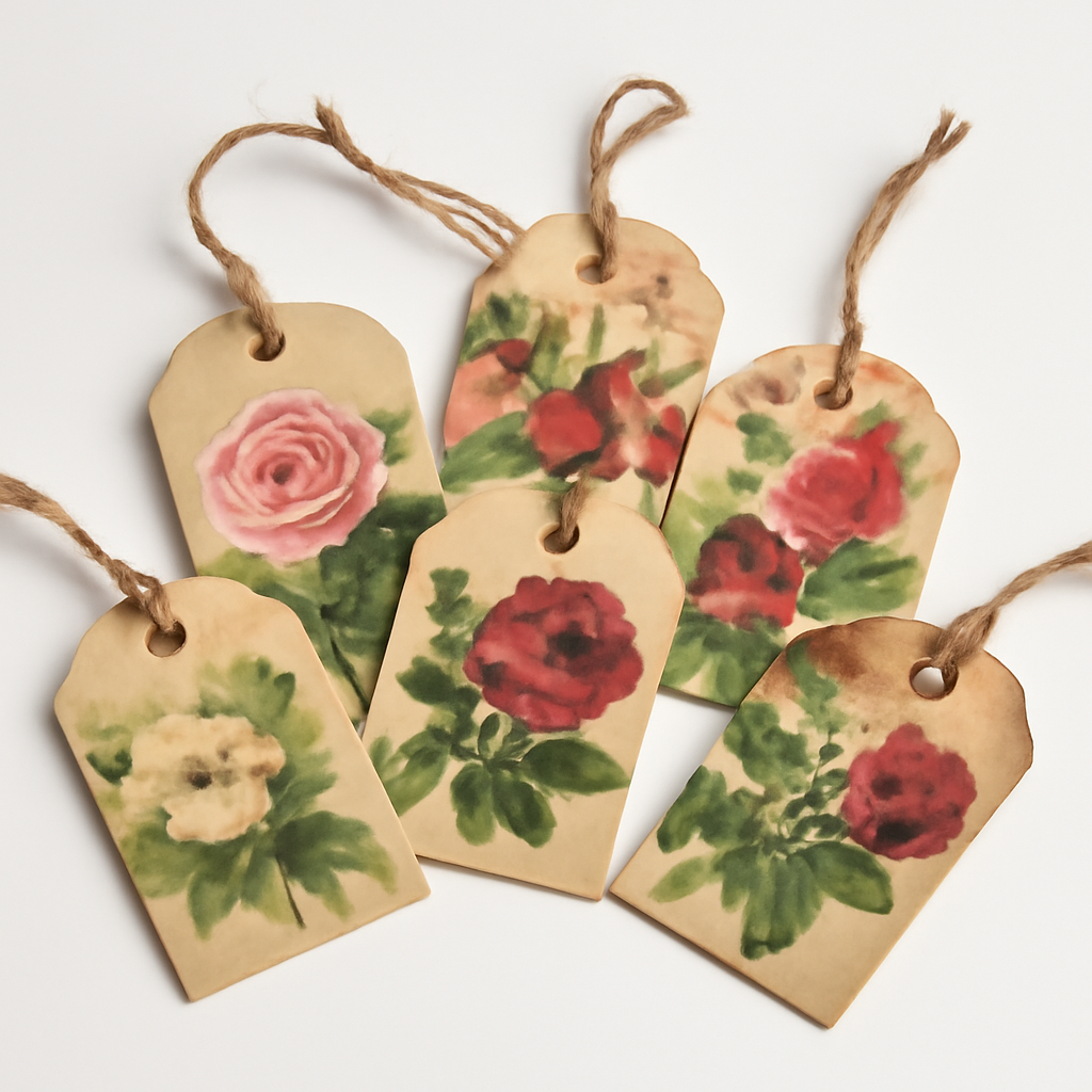 Vintage Floral Gift Tags