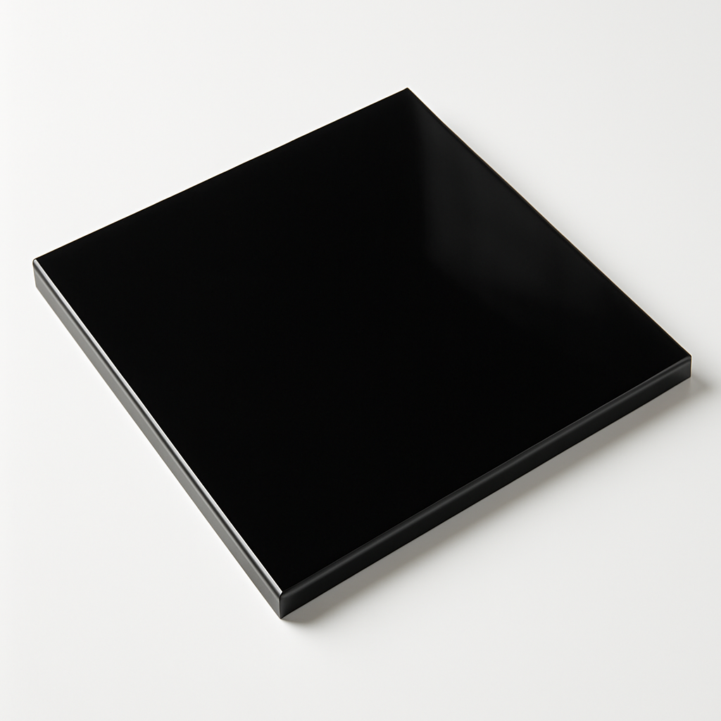Glossy Black Vitrified Floor Tile
