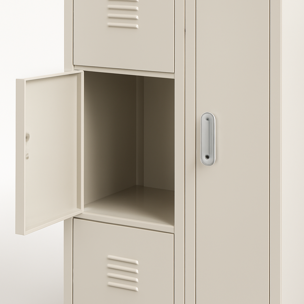 Steel Locker Cabinet with 4 Compartments alternate view