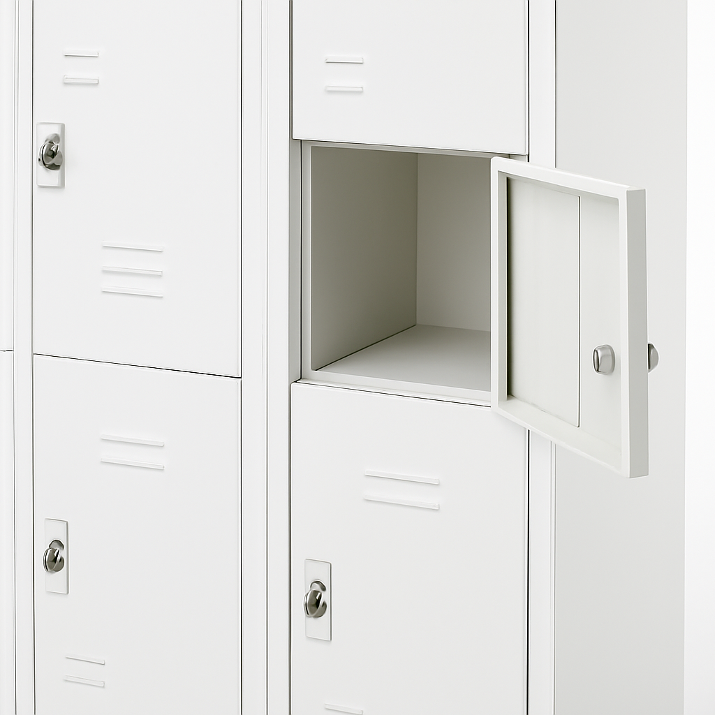 Steel Locker Cabinet with 6 Compartments alternate view